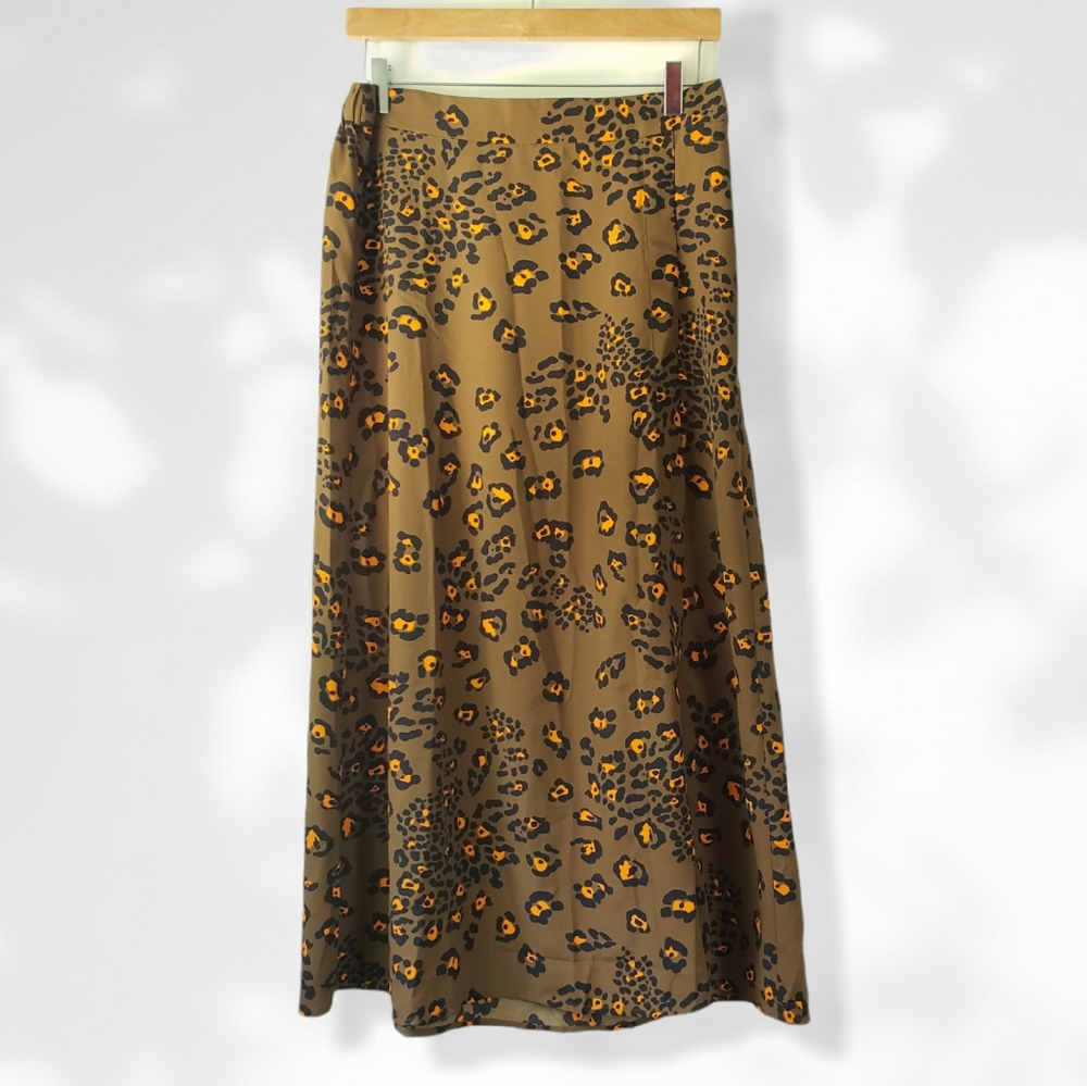 Elodie Leopard Print Maxi Skirt